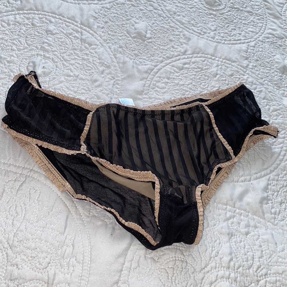 NWOT L see through sexy full bum panties